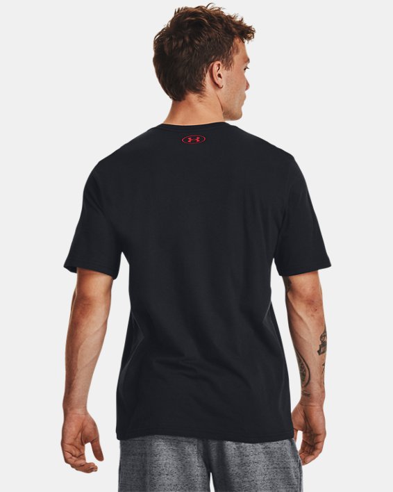 Men's UA GL Foundation Short Sleeve T-Shirt, Black, pdpMainDesktop image number 1